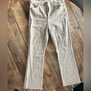 MOTHER
The Hustler Ankle Fray Jeans